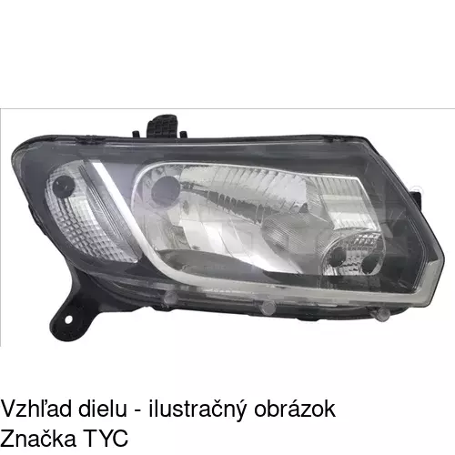 Hlavný reflektor POLCAR 28B210-E