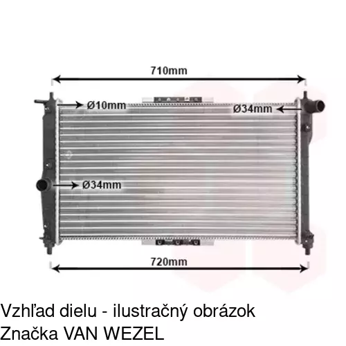 Chladiče vody POLCAR 292308A1 - obr. 3