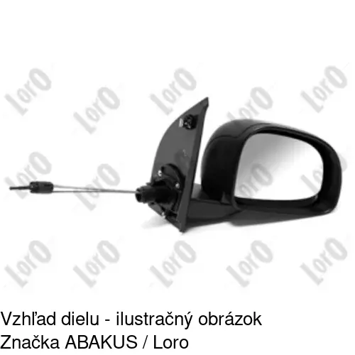 Vonkajšie zrkadlo POLCAR 3003523E - obr. 4