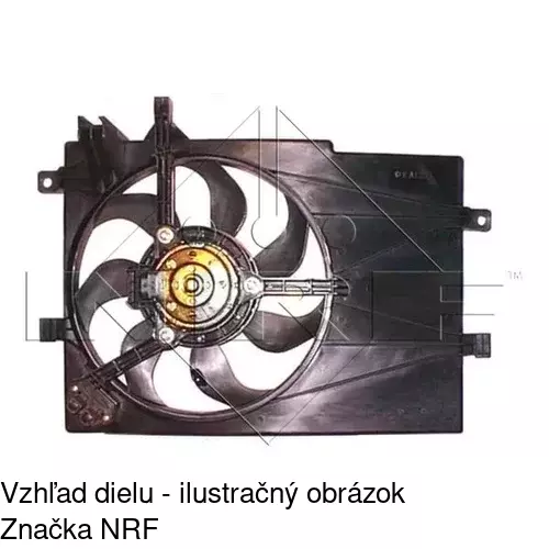 Ventilátory chladičov 300623W7 /POLCAR/