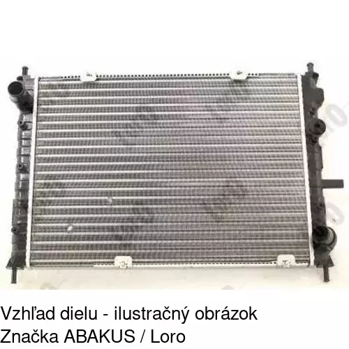 Chladiče vody POLCAR 301808A2 - obr. 1