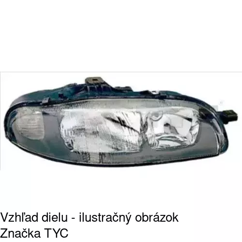 Hlavný reflektor POLCAR 3019105E