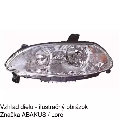 Hlavný reflektor POLCAR 302910-E - obr. 1