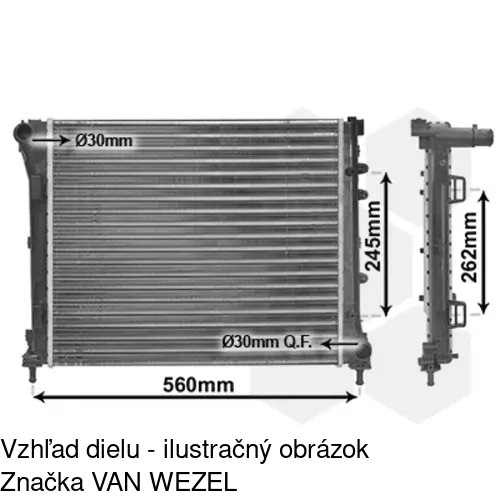 Chladiče vody POLCAR 303508-3 - obr. 4