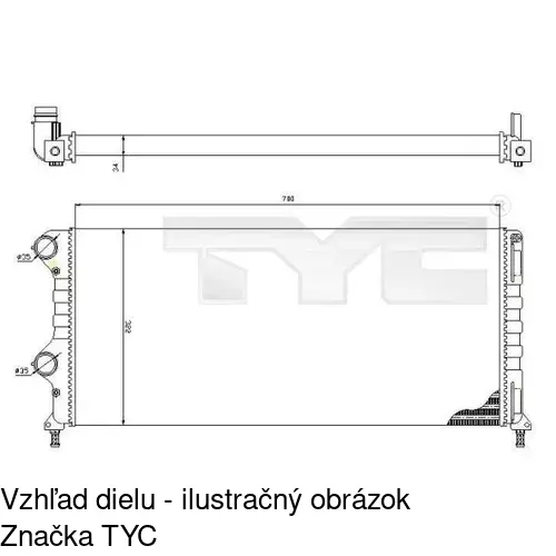 Chladiče vody POLCAR 3040085X