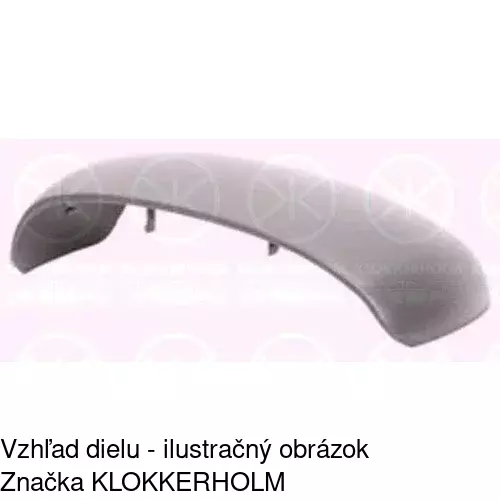 Rám vonkajšieho zrkadla POLCAR 304054TM