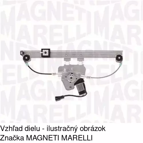 Elektrický mechanizmus okna dverí POLCAR 3040PSE1 - obr. 1