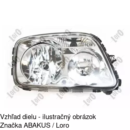 Hlavný reflektor POLCAR 305610-E - obr. 2