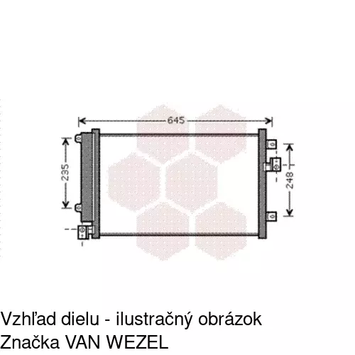 Chladiče klimatizácie POLCAR 3066K83X - obr. 1