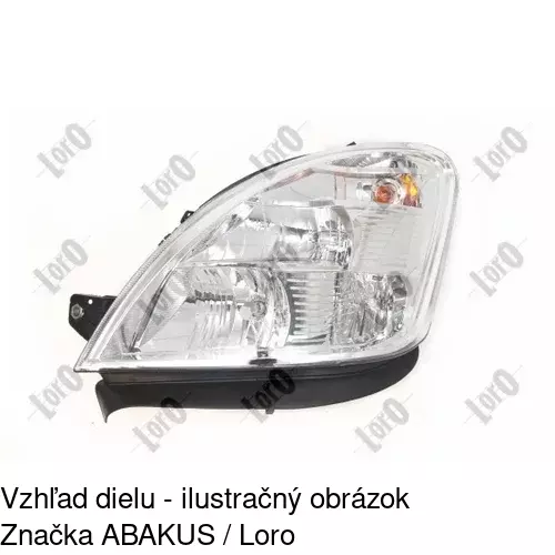 Hlavný reflektor POLCAR 308009-E - obr. 5