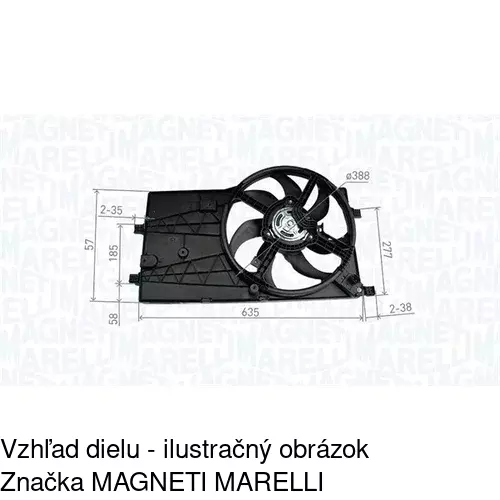 Ventilátory chladičov 308523W1 /POLCAR/ - obr. 4