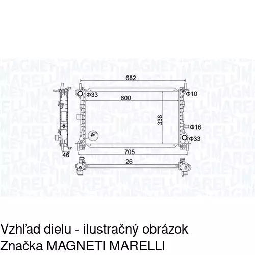 Chladiče vody POLCAR 320108A2 - obr. 1