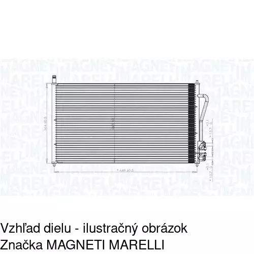 Chladiče klimatizácie POLCAR 3201K8C1