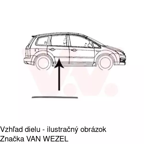 Lišta dverí POLCAR 32020042