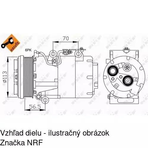 Kompresor AC POLCAR 3202KS-5