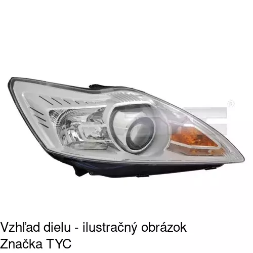 Hlavný reflektor 3205096E /POLCAR/