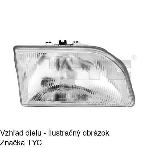 Hlavný reflektor POLCAR 320910-V