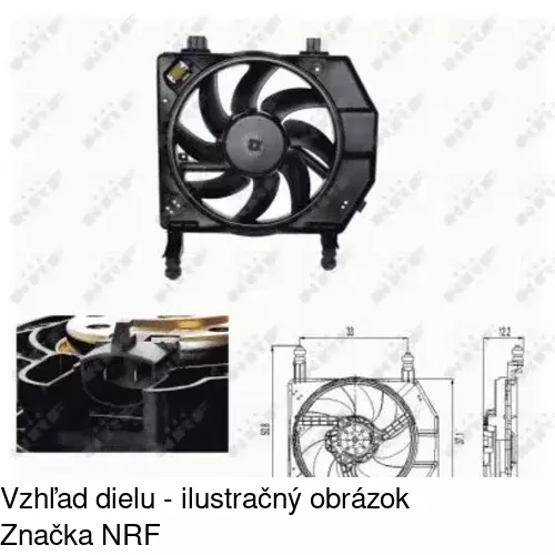 Ventilátor bez krytu / podpery POLCAR 321023U2 - obr. 4