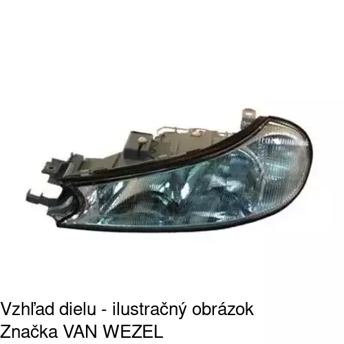 Hlavný reflektor POLCAR 3217091U - obr. 5