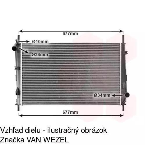 Chladiče vody POLCAR 321808A1 - obr. 4