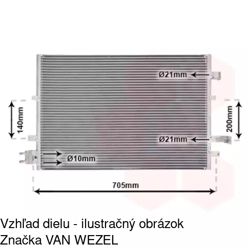 Chladiče klimatizácie POLCAR 3218K8C3 - obr. 2