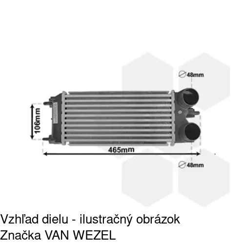 Chladiče vzduchu (Intercoolery) POLCAR 3238J8-2 - obr. 4