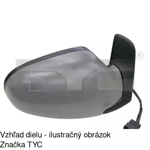 Vonkajšie zrkadlo POLCAR 3241514E - obr. 2