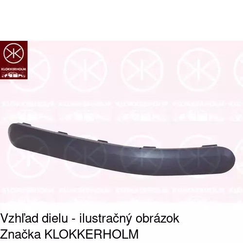 Lišta nárazníka 325796-5 /POLCAR/