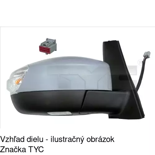 Rám vonkajšieho zrkadla POLCAR 328054PE - obr. 4