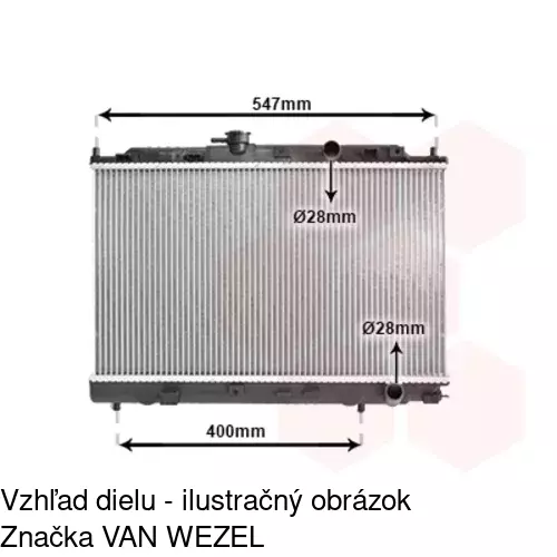 Chladiče vody POLCAR 380508-2 - obr. 1