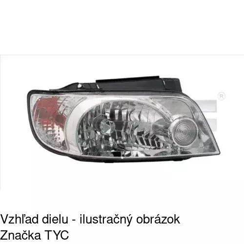 Hlavný reflektor POLCAR 4035100E