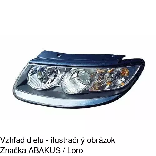 Hlavný reflektor POLCAR 405209-E - obr. 1