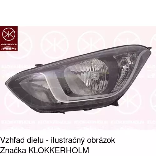 Hlavný reflektor 40B210-E /POLCAR/ - obr. 2