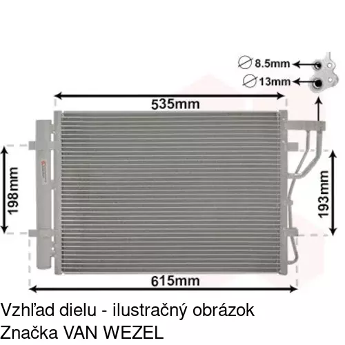 Chladiče klimatizácie POLCAR 40L1K8C1S - obr. 1