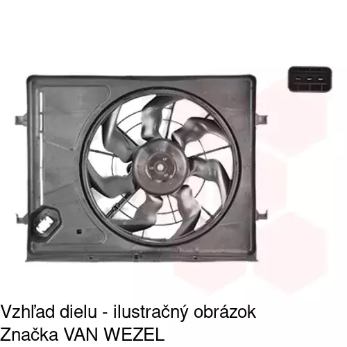 Ventilátory chladičov POLCAR 411423W1 - obr. 2