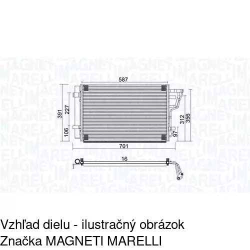 Chladiče klimatizácie POLCAR 4114K8C1S