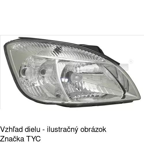 Hlavný reflektor POLCAR 4117101E