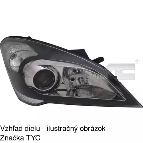 Hlavný reflektor POLCAR 411809-E - obr. 1