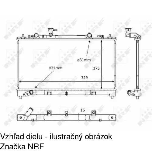 Chladiče vody POLCAR 456008-5