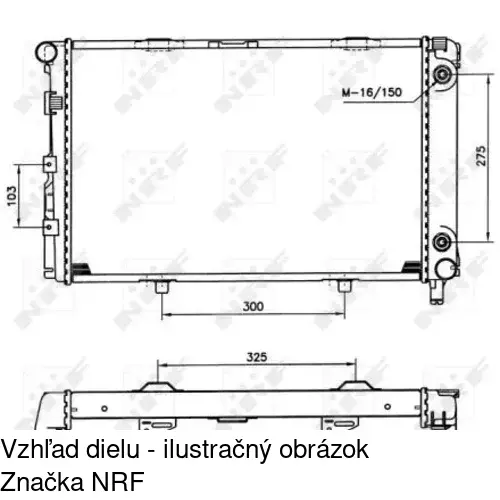 Chladiče vody POLCAR 500108-3