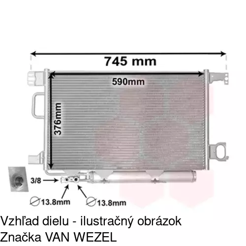 Chladiče klimatizácie POLCAR 5003K8C5 - obr. 3