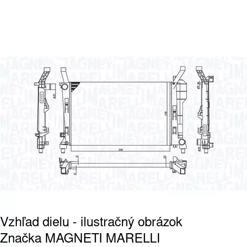 Chladiče vody POLCAR 500608-2