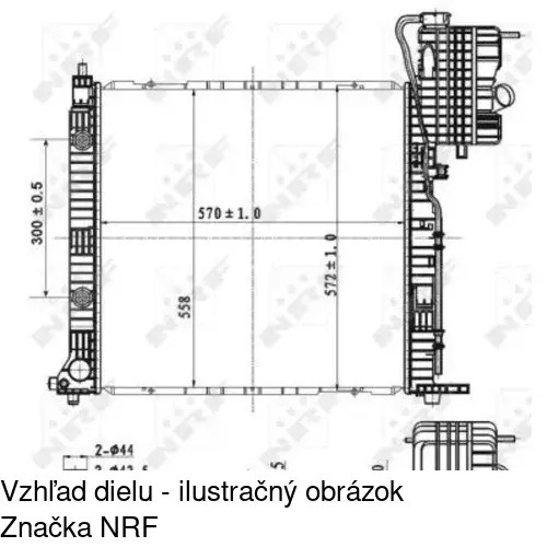 Chladiče vody POLCAR 5012089X