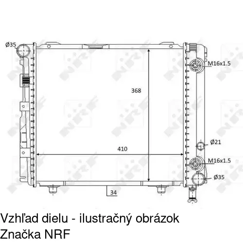 Chladiče vody POLCAR 50140801