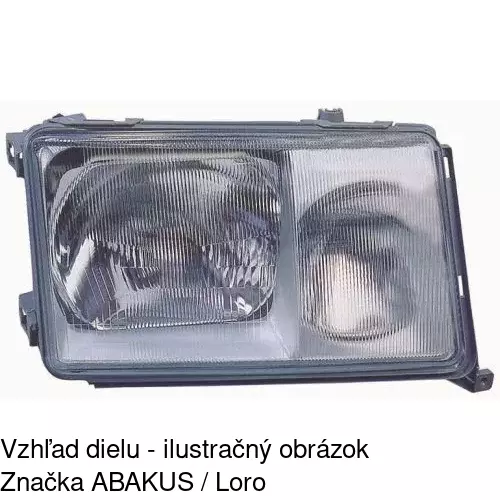 Hlavný reflektor POLCAR 501409-E - obr. 2