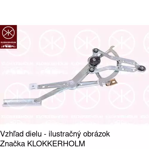 Elektrický mechanizmus okna dverí 5014PSE2 /POLCAR/ - obr. 1