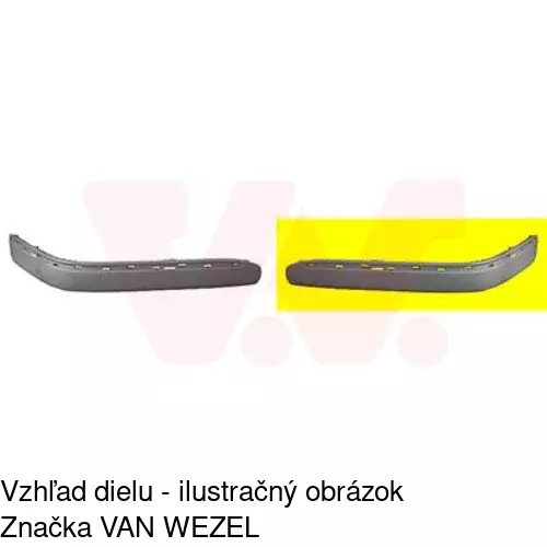 Lišta nárazníka POLCAR 501507-9 - obr. 2