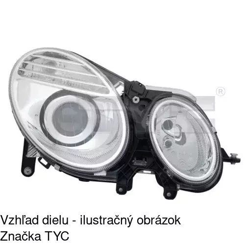 Hlavný reflektor POLCAR 501709-H