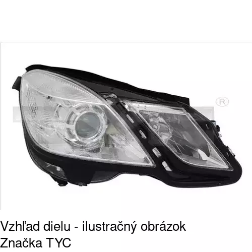 Hlavný reflektor POLCAR 501809-E