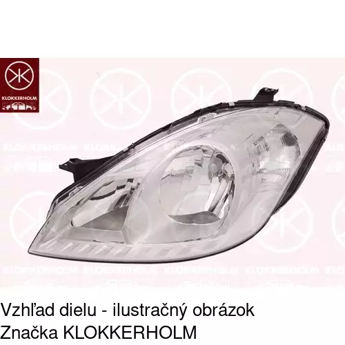 Hlavný reflektor POLCAR 502110-U - obr. 2